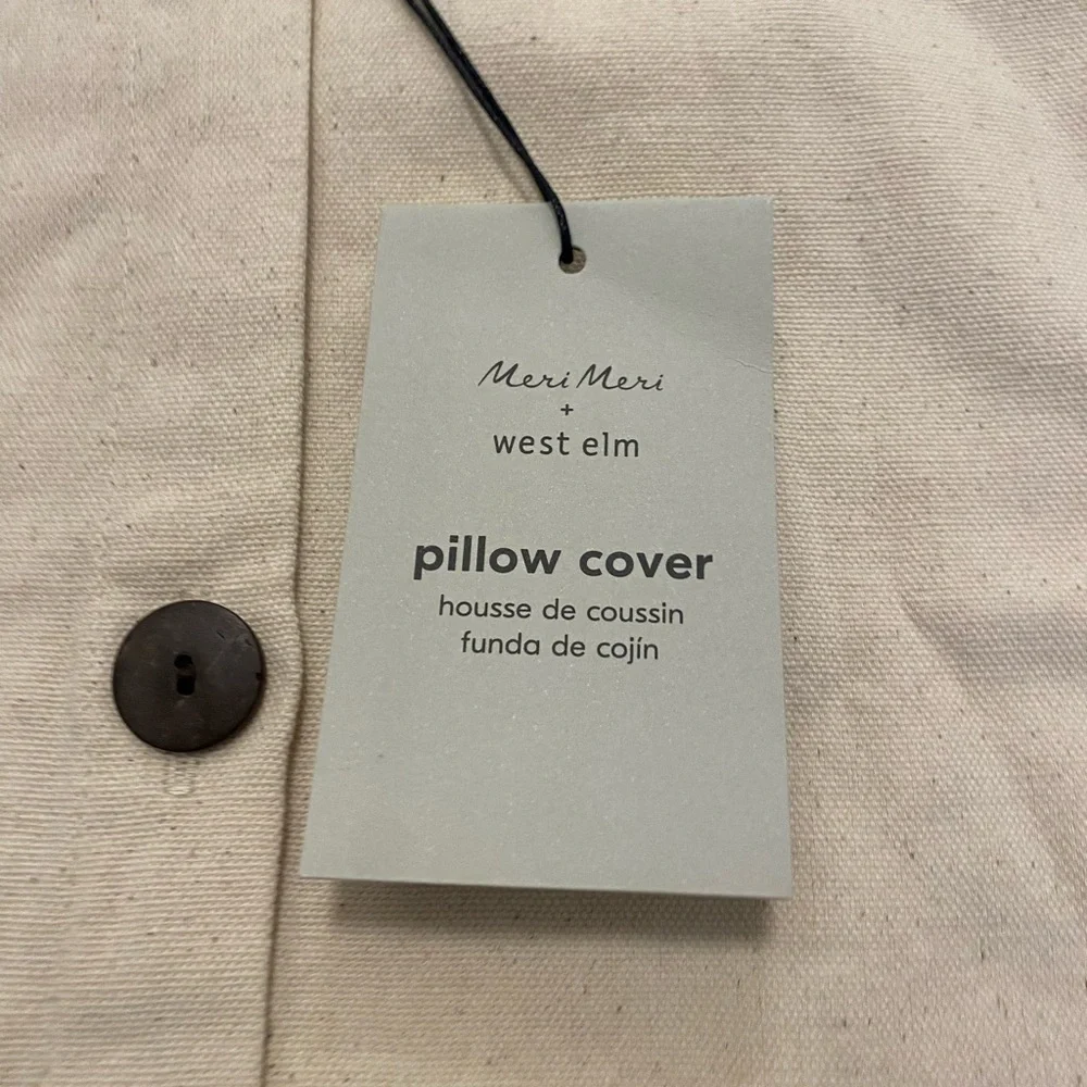NEW West Elm Meri Meri Winter Dachshund Pillow Cover 20” Square- set of 2